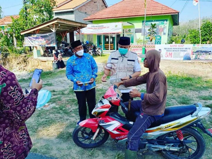 Tim Satgas Covid-19 Kecamatan Tuba-Tengah Gelar Operasi Yustisi